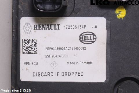 Renault KANGOO II 15-21 Styreenhet Øvrig