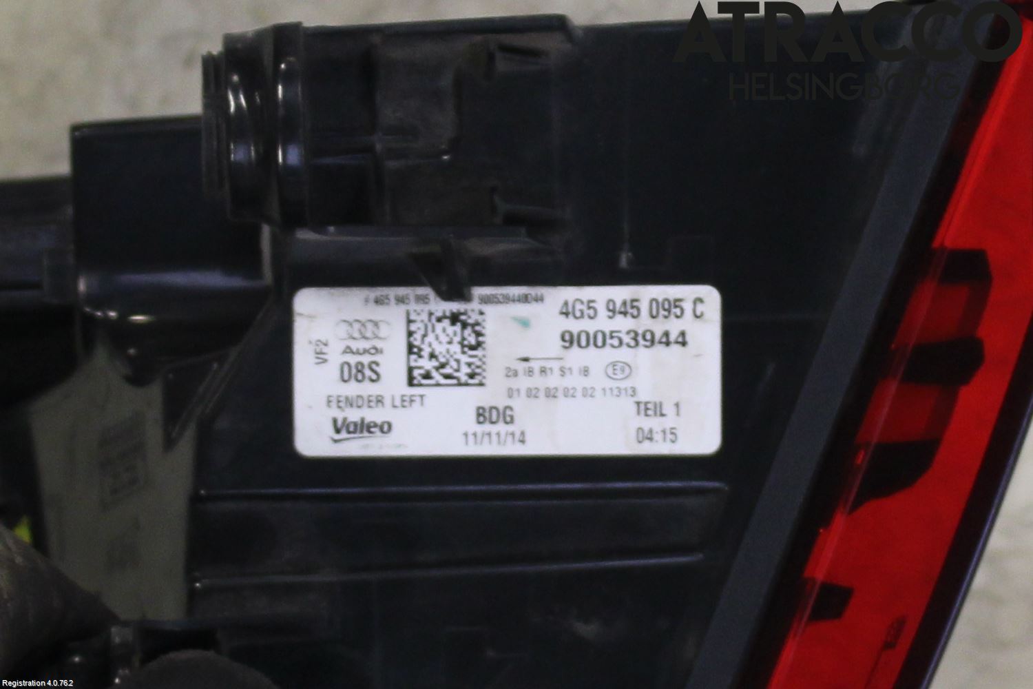 Audi A6/S6 4G 11-18 Baklykt Venstre