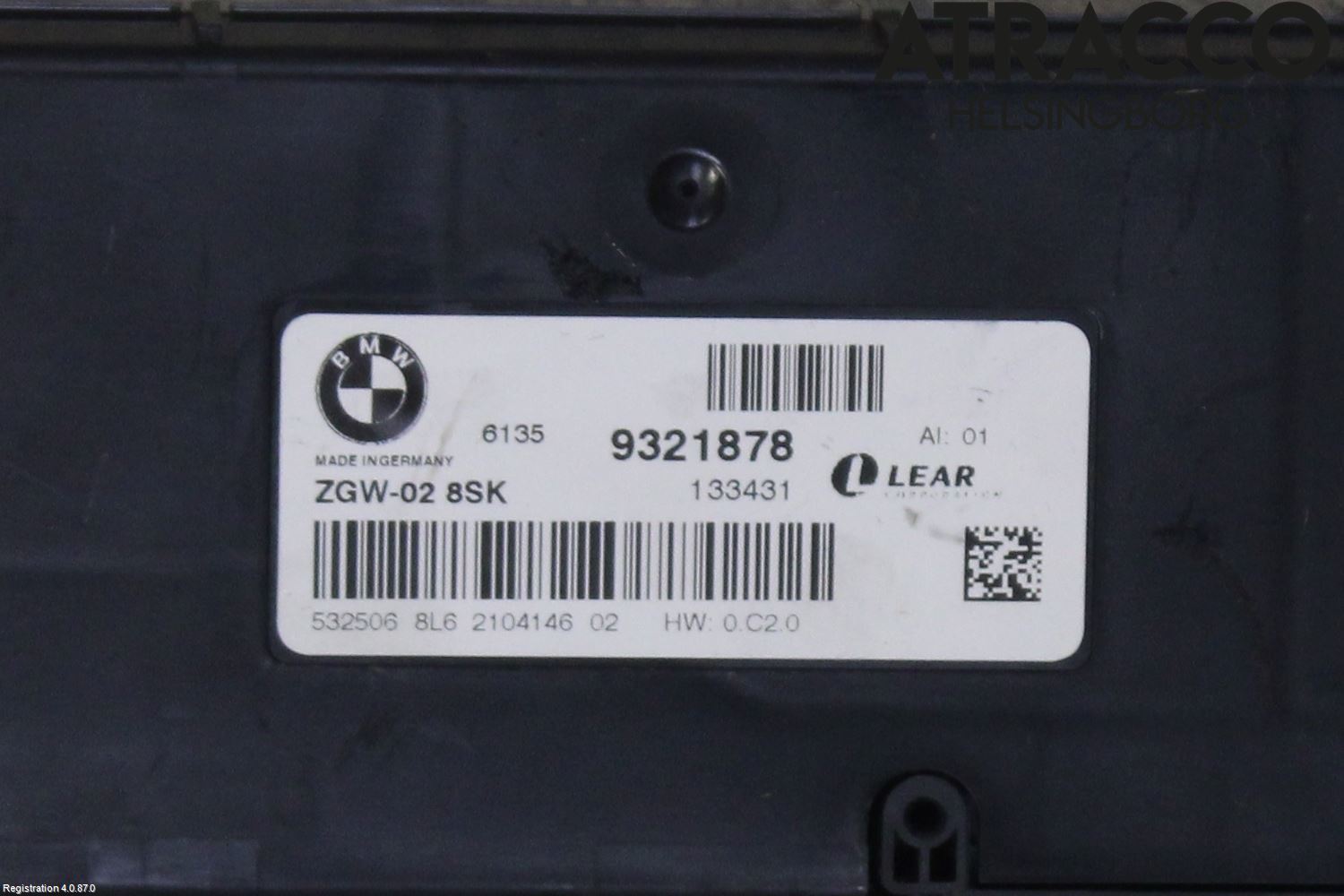 BMW 5 F10/F11/F18 09-17 Styreenhet Øvrig