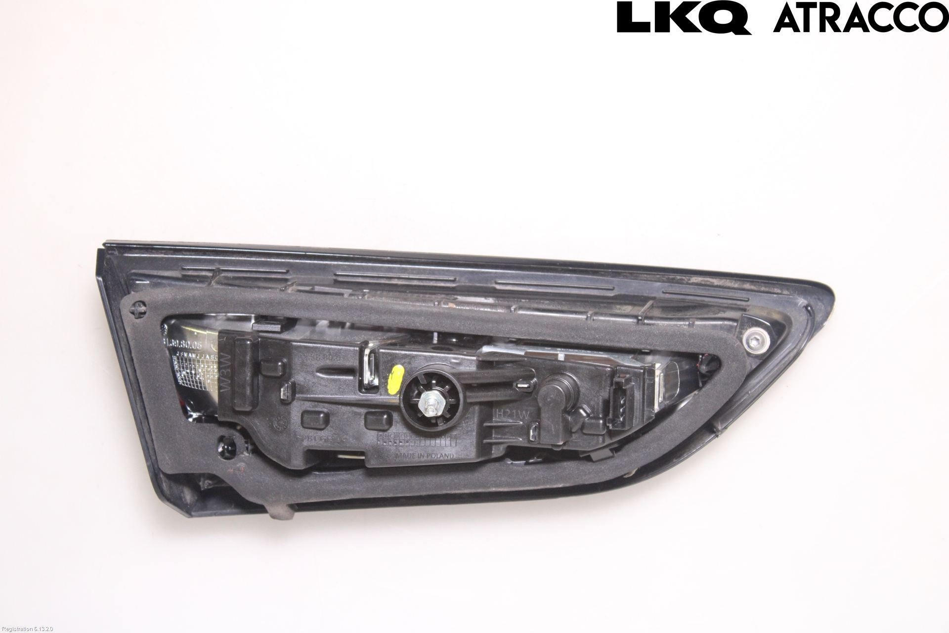 Opel ASTRA K 16-22 Baklykt Høyre  På Luke(Indre)