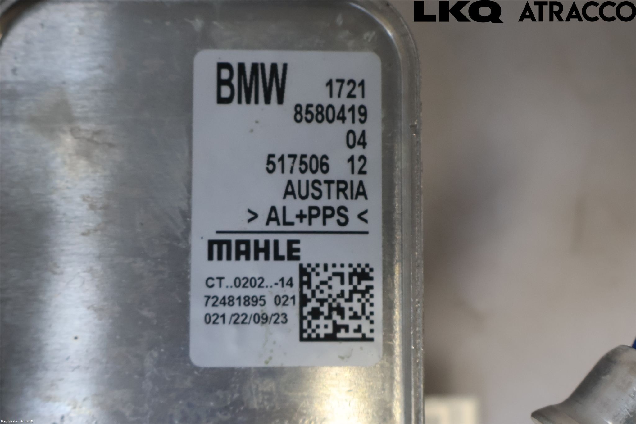 BMW X5 G05 18- Radiator Oljekjøler Automatgea