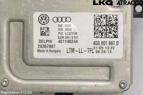 Audi A6 ALLROAD 12-18 Styreenhet Xenon