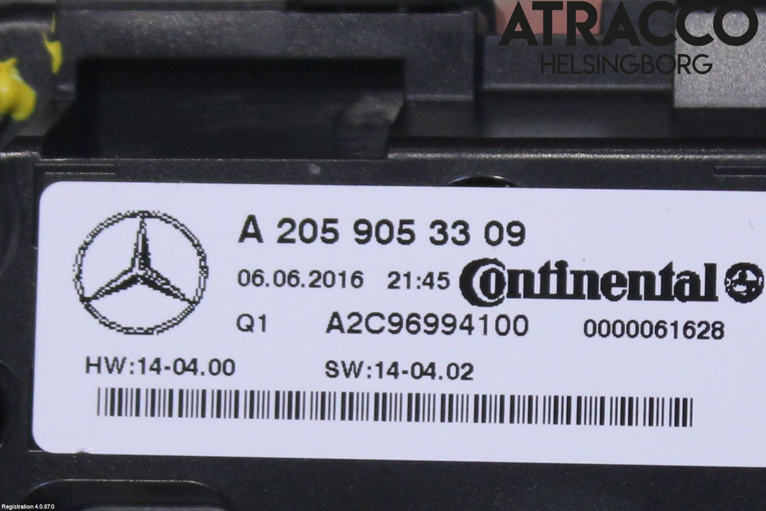 Mercedes-Benz MB VITO/V-KLASS (W640,W447,W448) 14- Varme Ac Betjening-Display