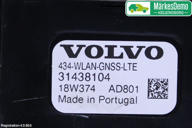 Volvo XC40/RECHARGE 18- Stereo Antenne Radio-Tv