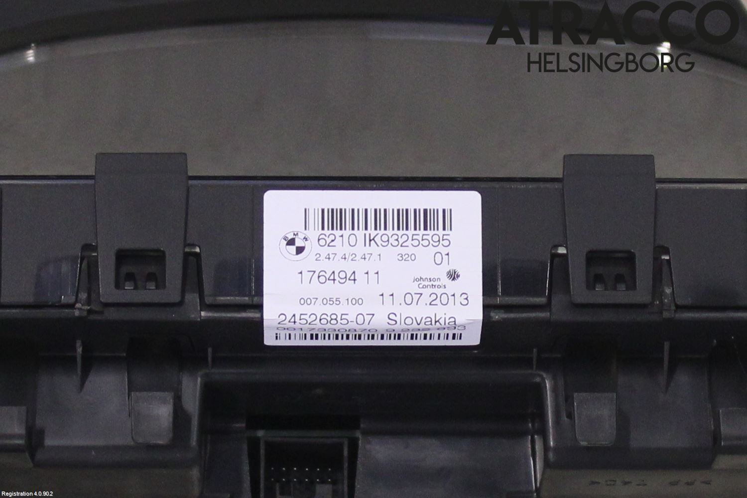BMW 3 F30/F31/F80 12-19 Instr Kombinert