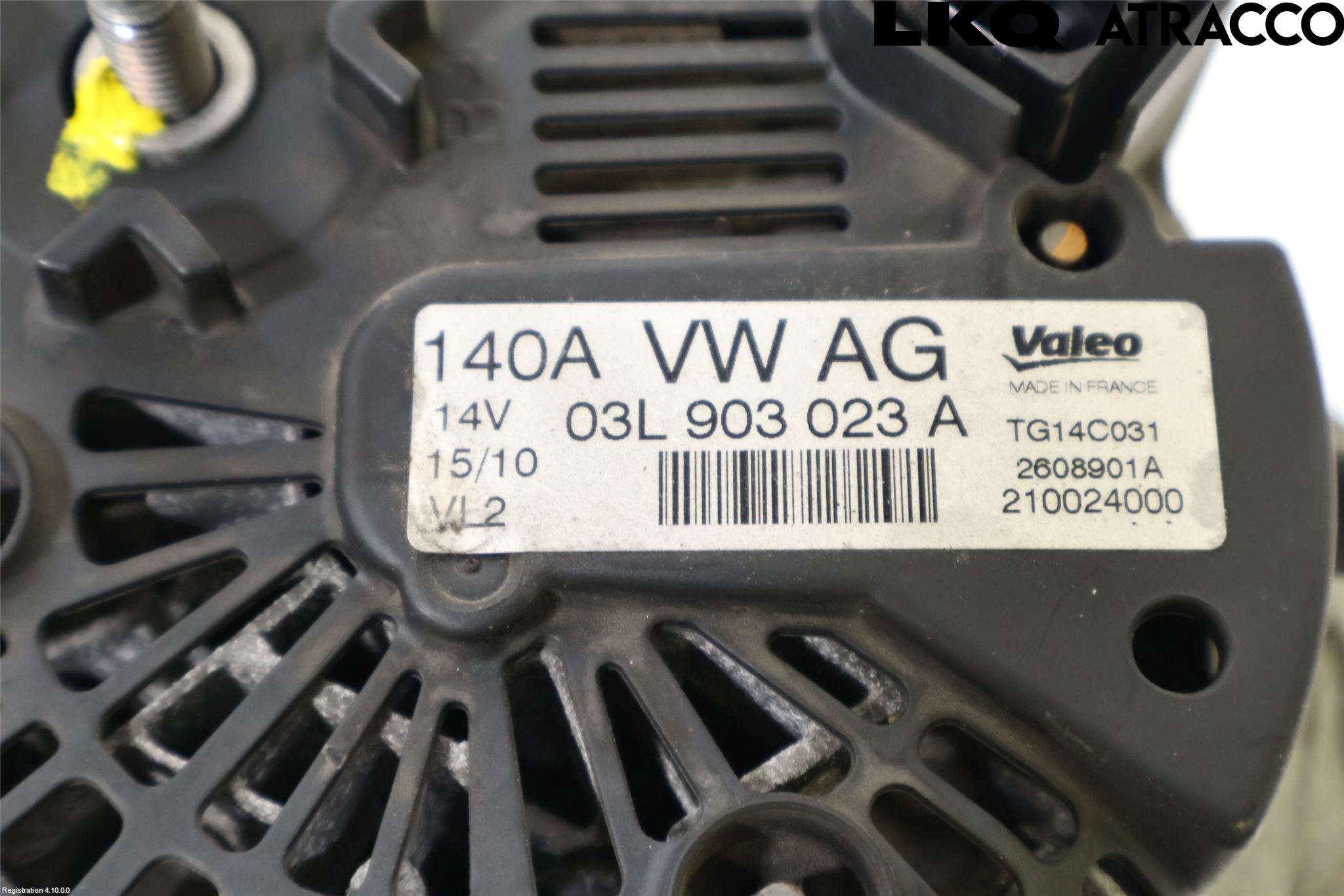 Volkswagen VW GOLF VI 09-13 Dynamo