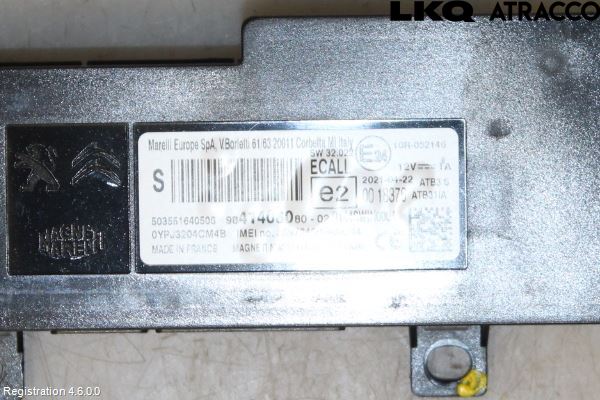 Citroen C4/E-C4 C4X/E-C4X III 21- Styreenhet Øvrig
