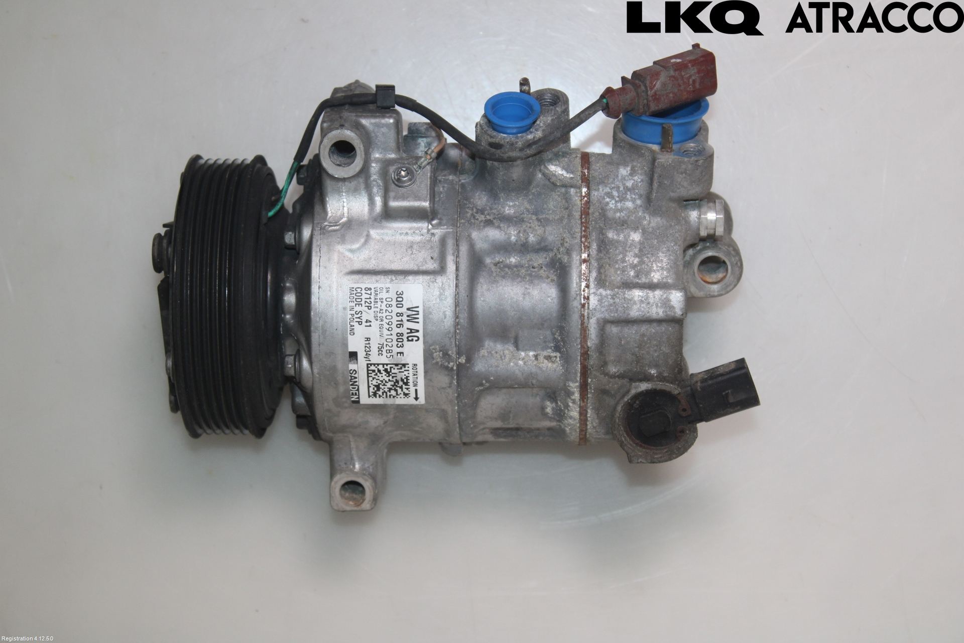 Volkswagen VW CRAFTER II / E-CRAFTER 17- Varme Ac Kompressor