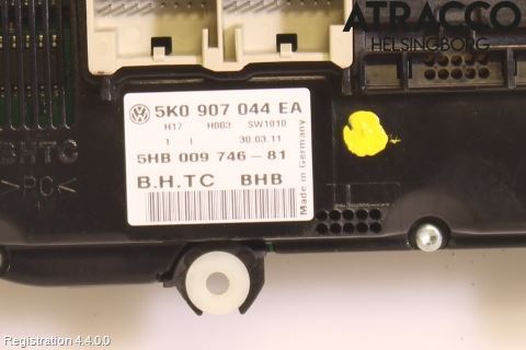 Volkswagen VW JETTA VI 11- Varme Ac Betjening-Display