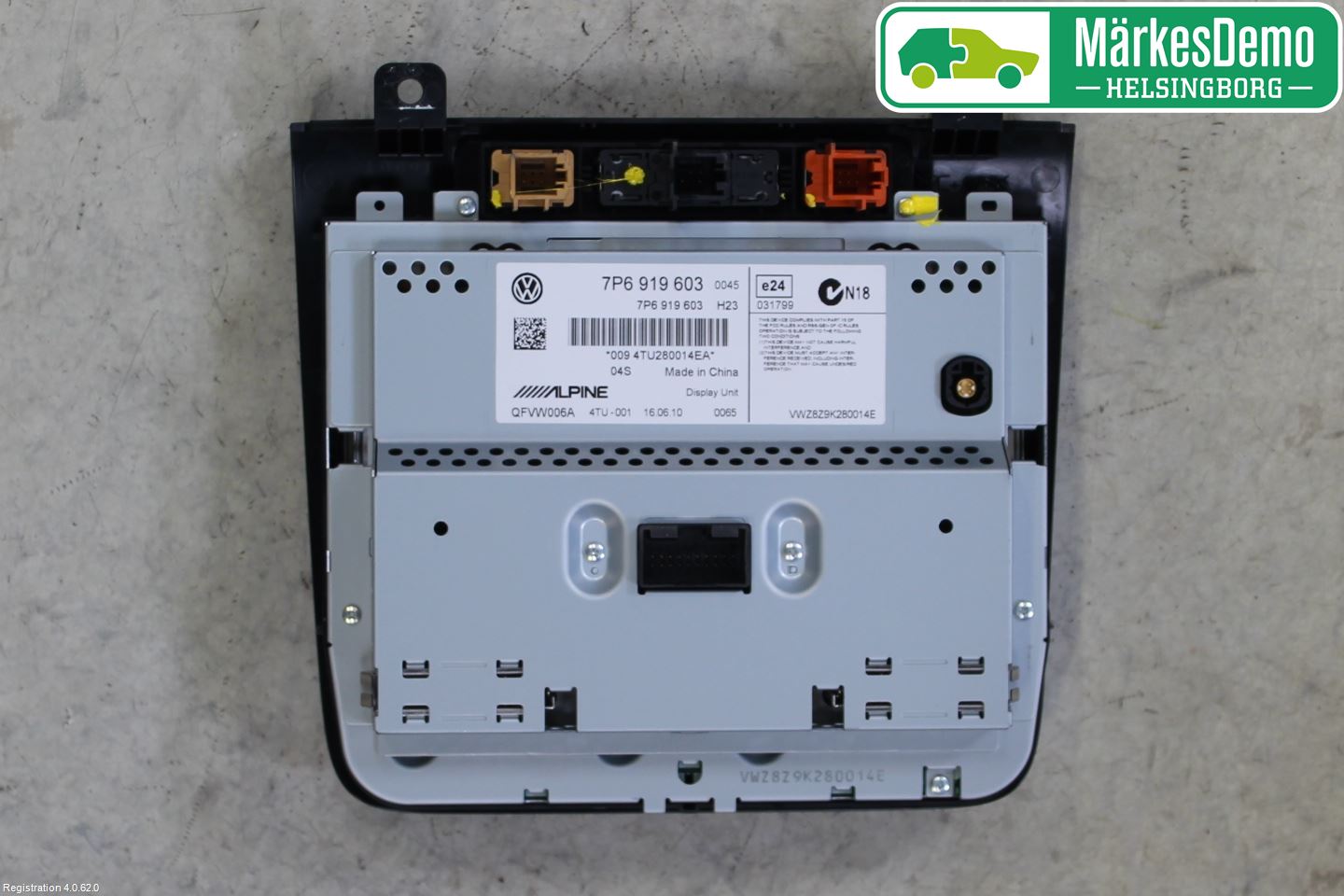 Volkswagen VW TOUAREG 7P 11-18 Instr Varselys - Display
