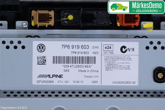 Volkswagen VW TOUAREG 7P 11-18 Instr Varselys - Display