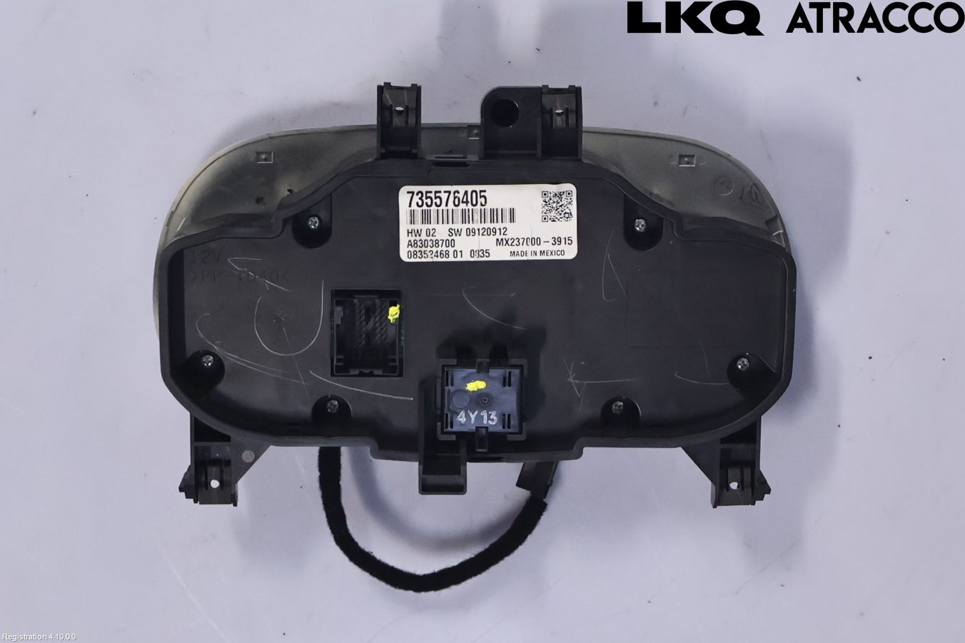 Fiat 500 07- Varme Ac Betjening-Display