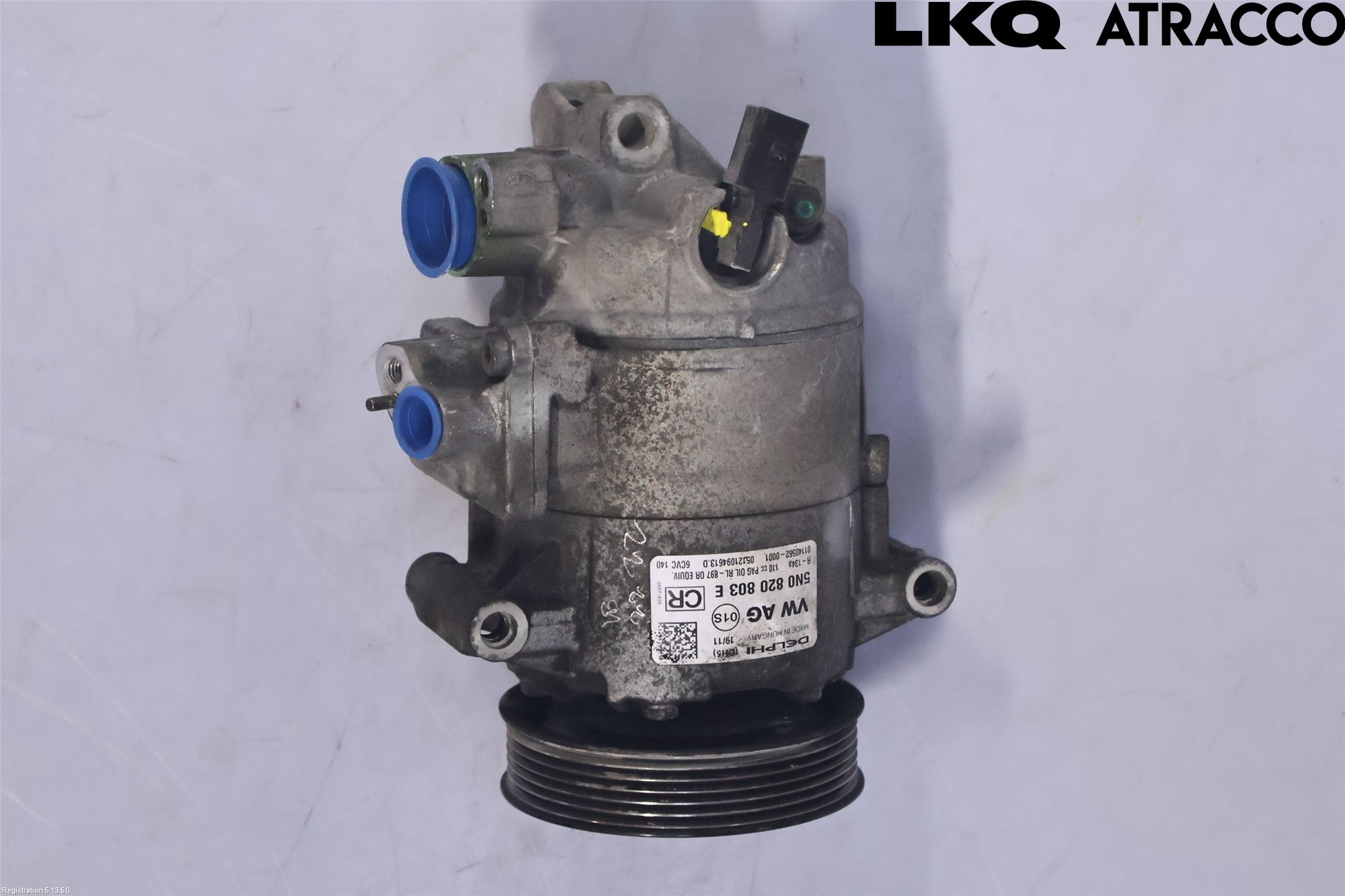 Volkswagen VW PASSAT 11-14 Varme Ac Kompressor