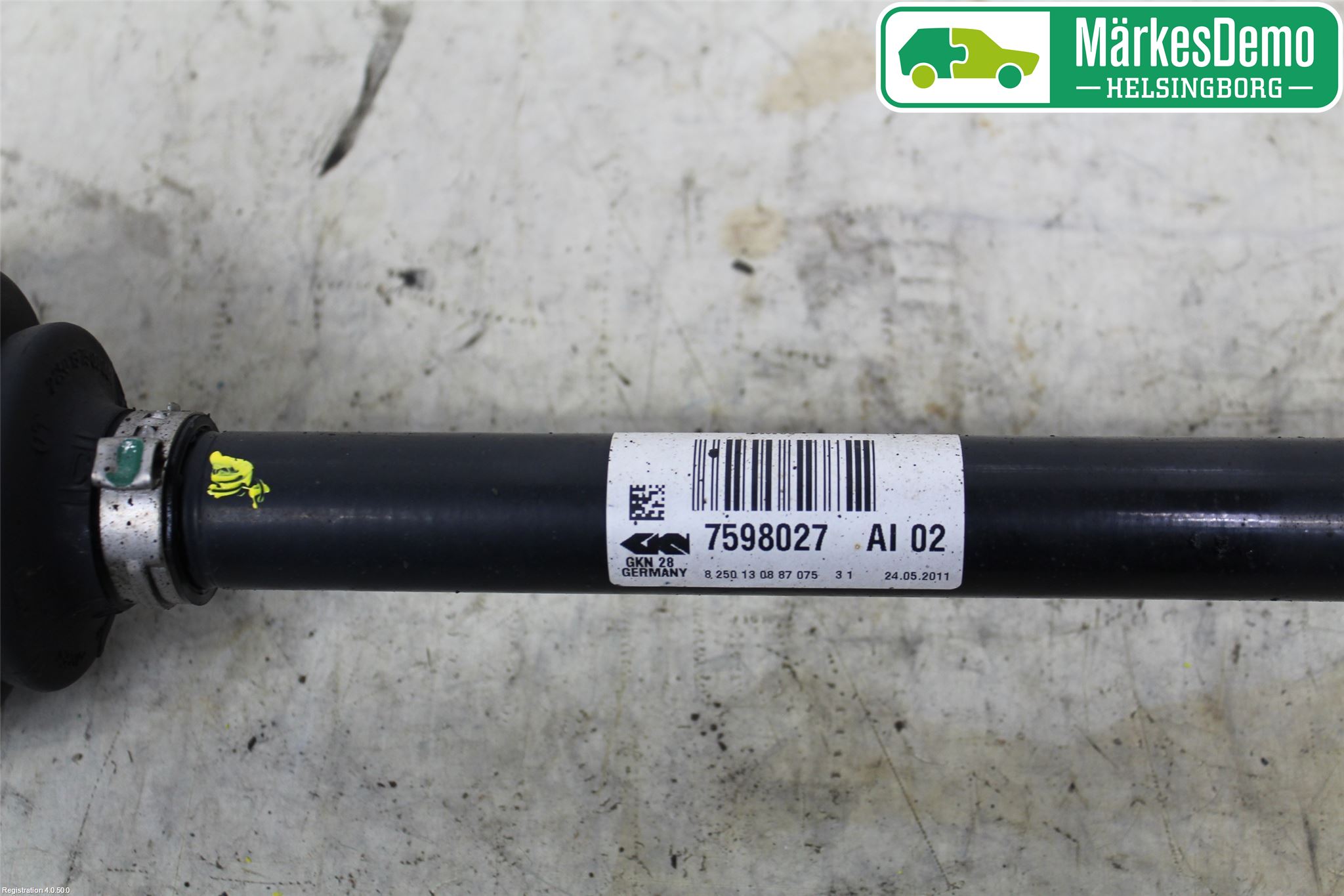 BMW X3 F25 10-17 Drivaksel Foran Kompl Venstre