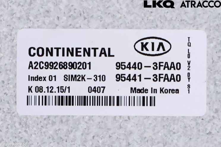 Kia SPORTAGE (QL) 16-21 Styreenhet Gearkasse