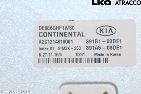 Kia NIRO (DE) 17-22 Styreenhet Innsprøytning