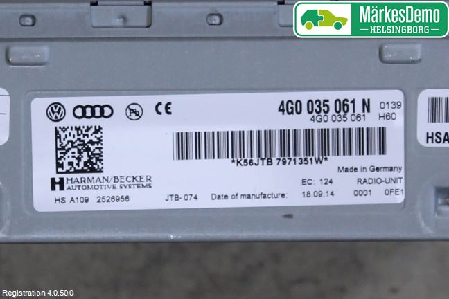 Audi A5 07-16 Stereo Radio
