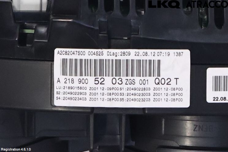 Mercedes-Benz MB CLS (C218/X218) 11-17 Instr Kombinert