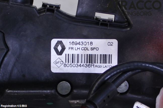 Renault MEGANE IV 16-23 Sentrallåsmotor Venstre
