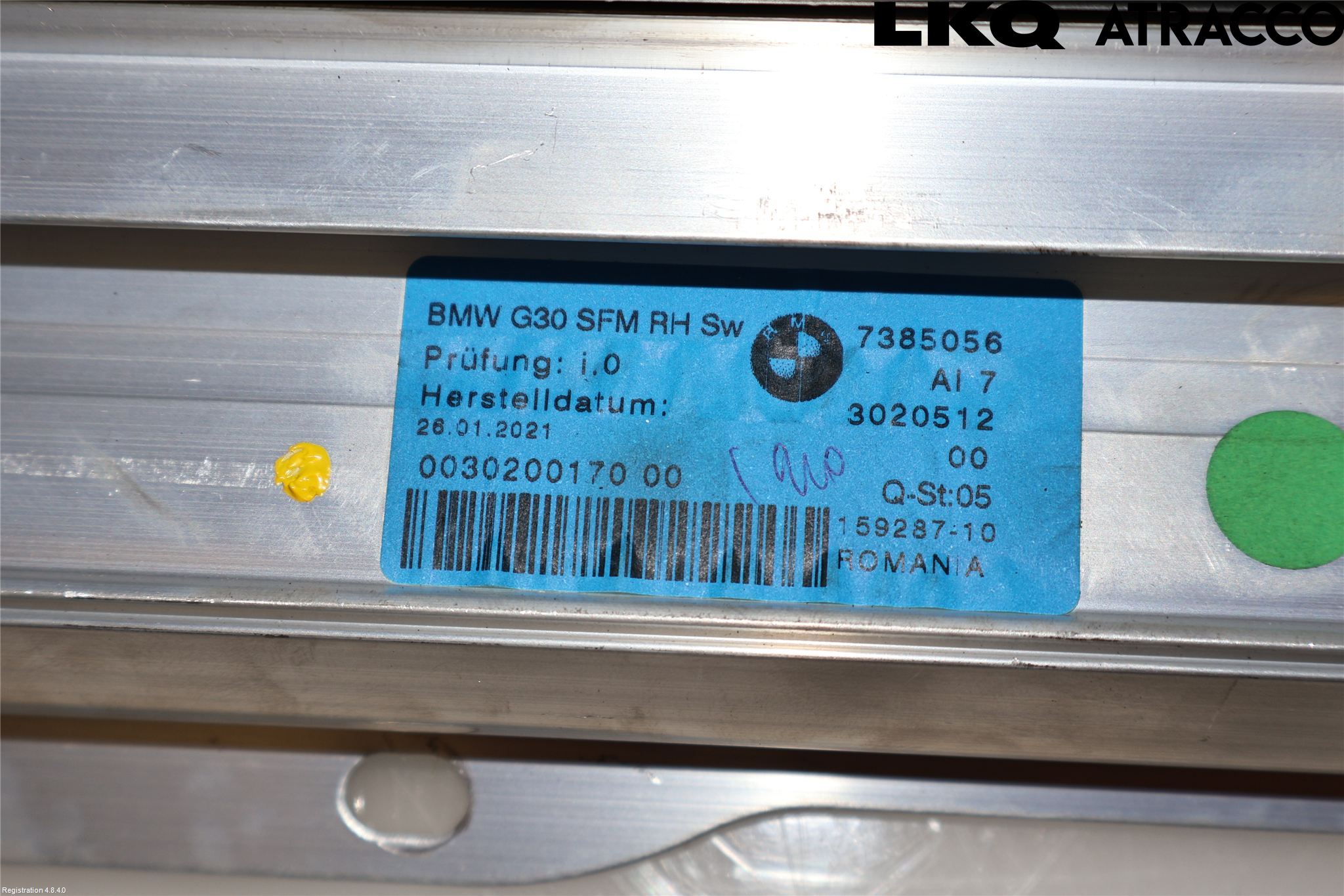 BMW 5 G30/G31/F90 17-23 Innr Solskjerm