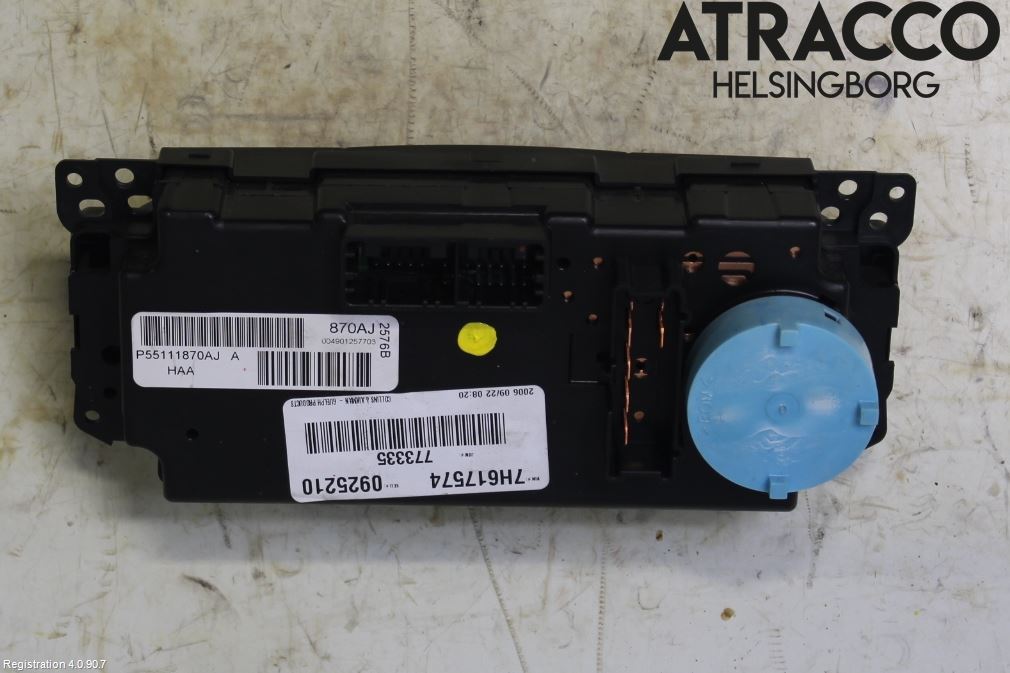 Dodge MAGNUM Varme Ac Betjening-Display