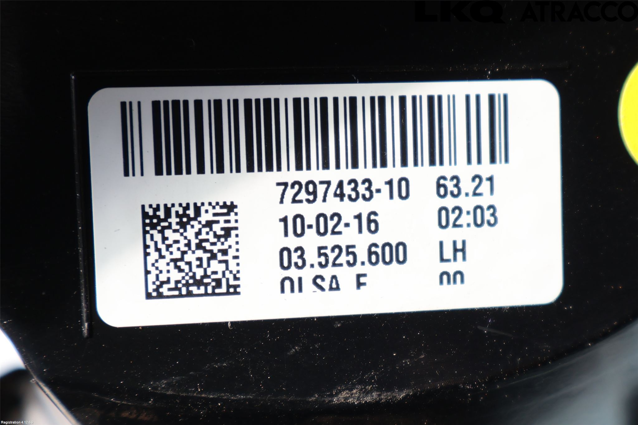 Mini ONE/COOPER 3DR F56 14-24 Baklykt Venstre