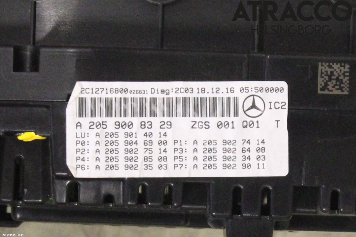 Mercedes-Benz MB GLC-KLASS (X253/C253) 15-22 Instr Kombinert