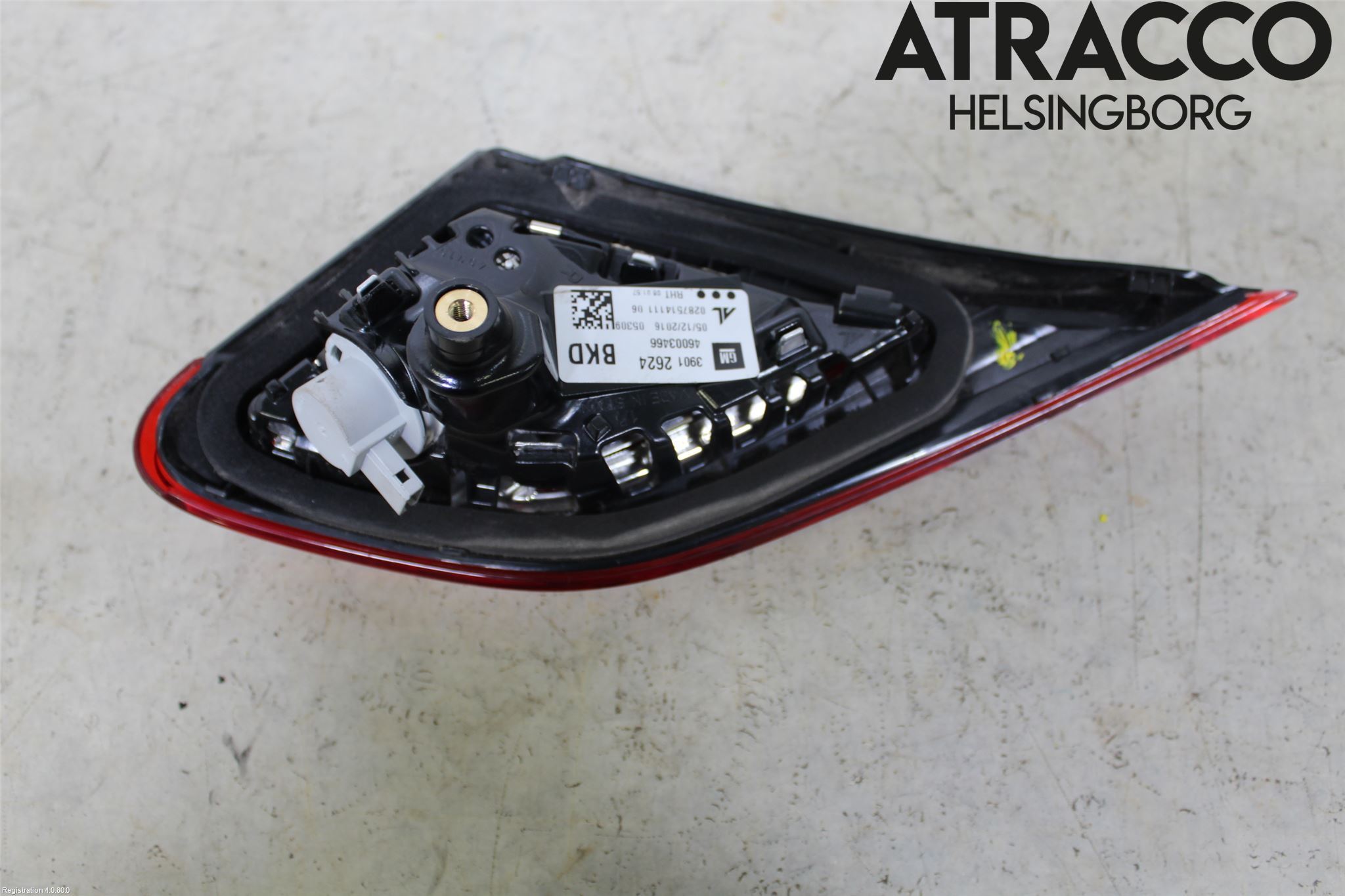 Opel CORSA E 15-19 Baklykt Høyre  På Luke(Indre)