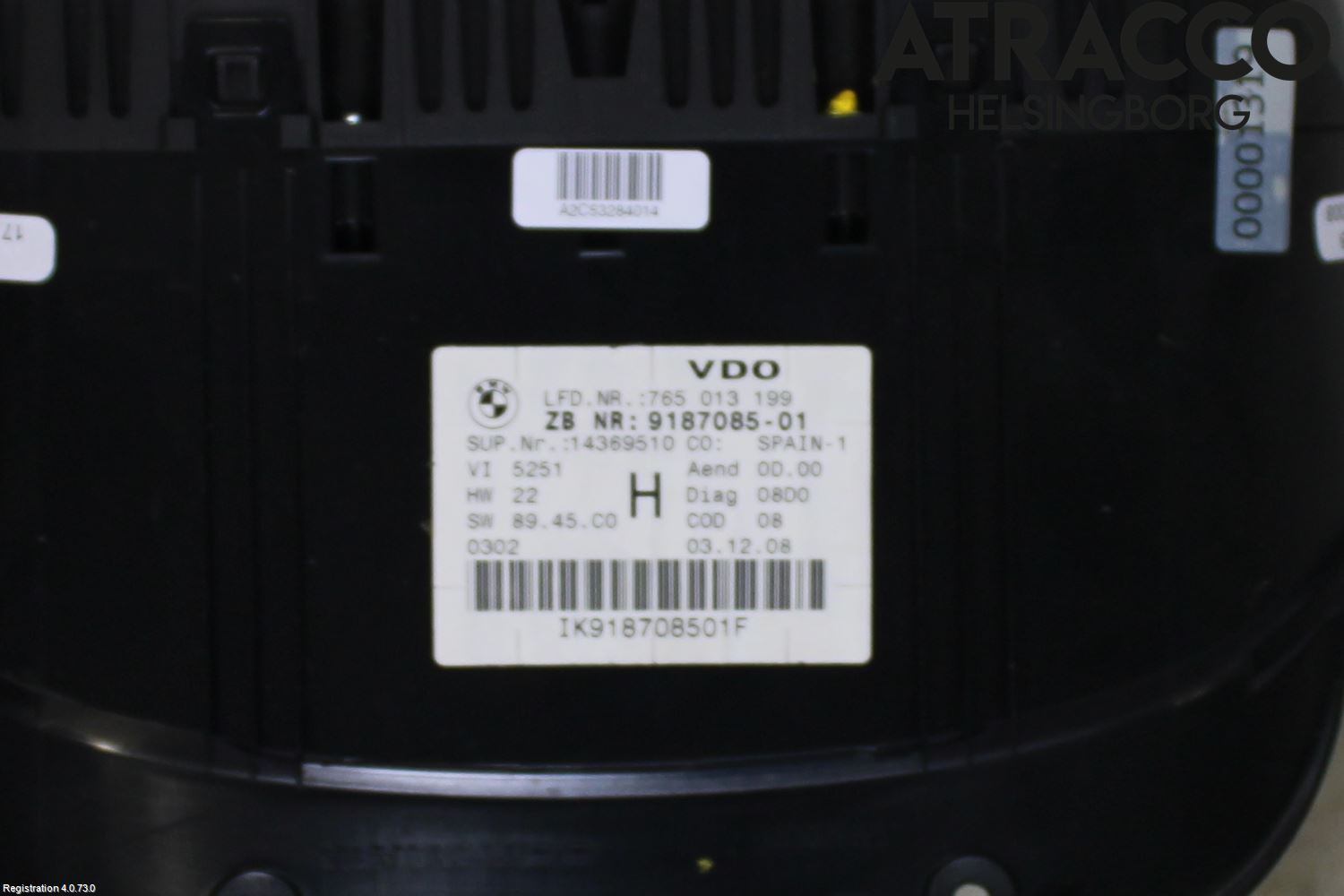 BMW 3 E90/91 SED/TOU 05-12 Instr Kombinert