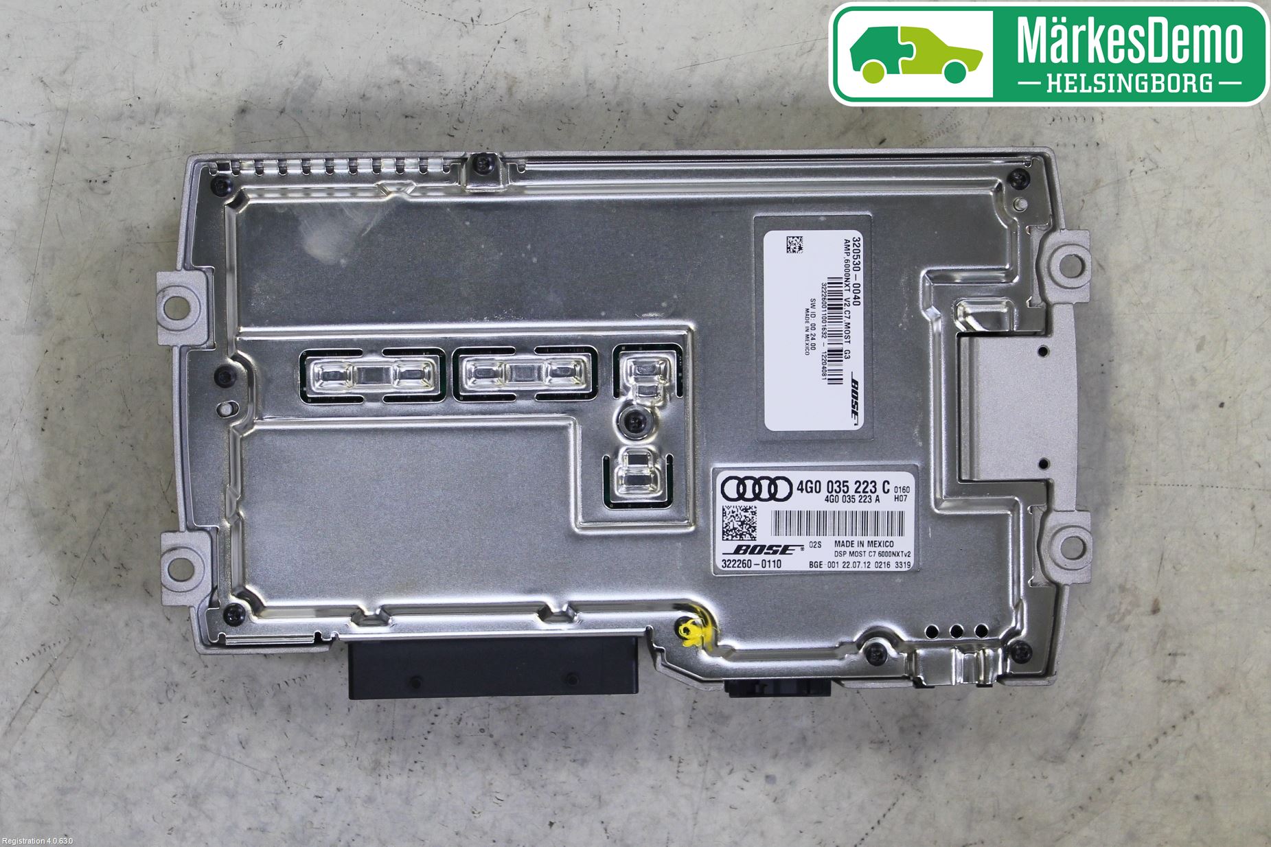 Audi A7/S7 4G 11-17 Stereo Forsterker