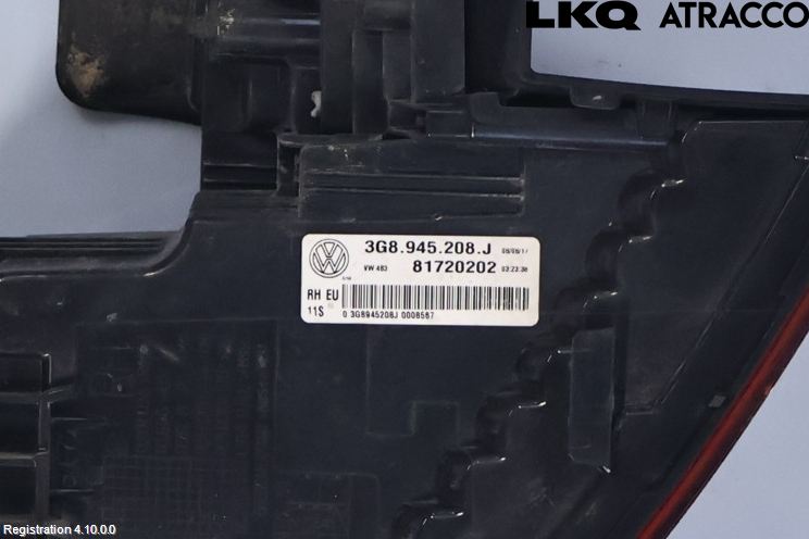 Volkswagen VW ARTEON 17- Baklykt Høyre