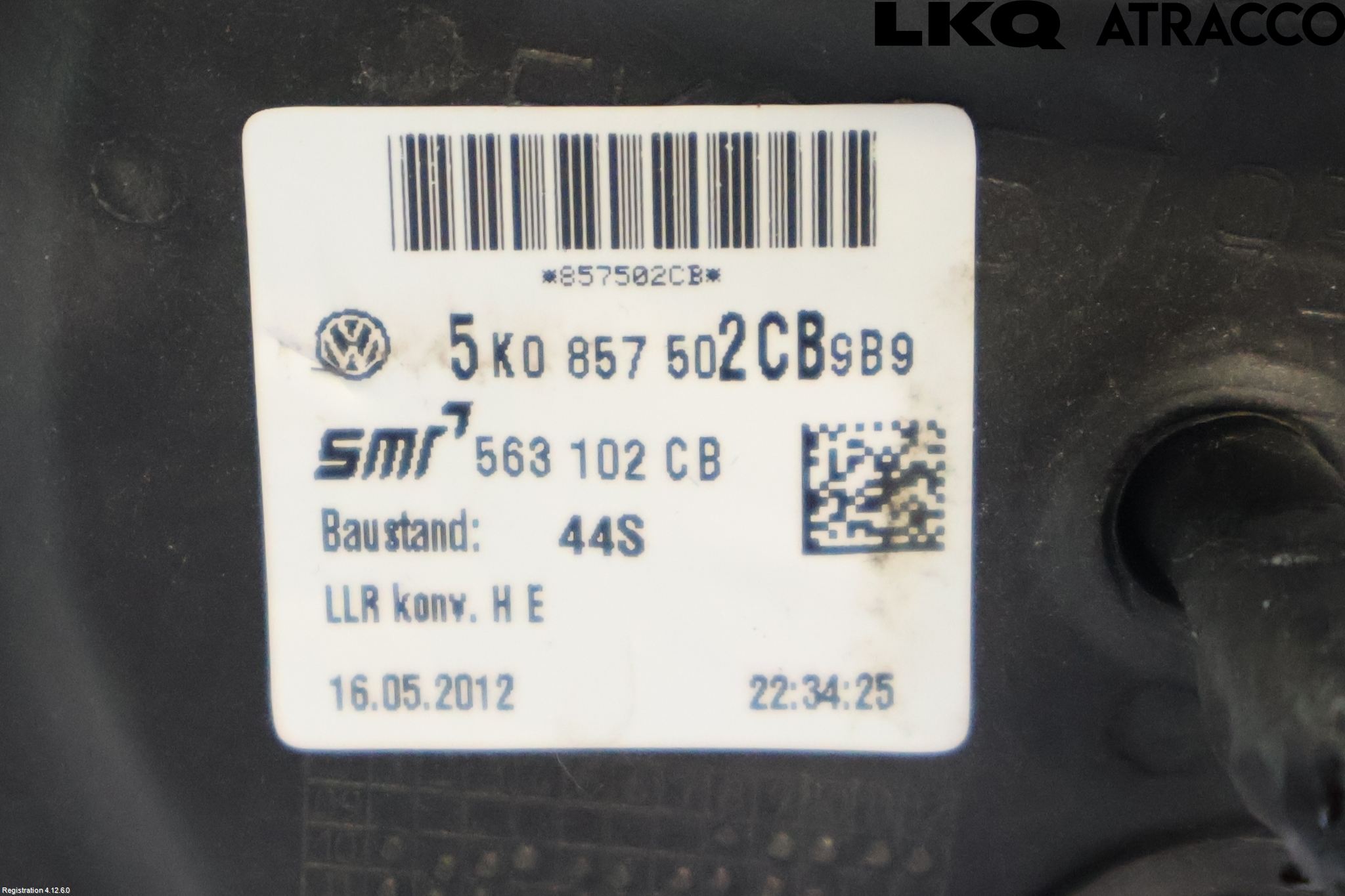 Volkswagen VW GOLF VI 09-13 Speil H M-El Justering
