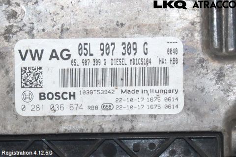 Volkswagen VW CRAFTER II / E-CRAFTER 17- Styreenhet Dieselpumpe