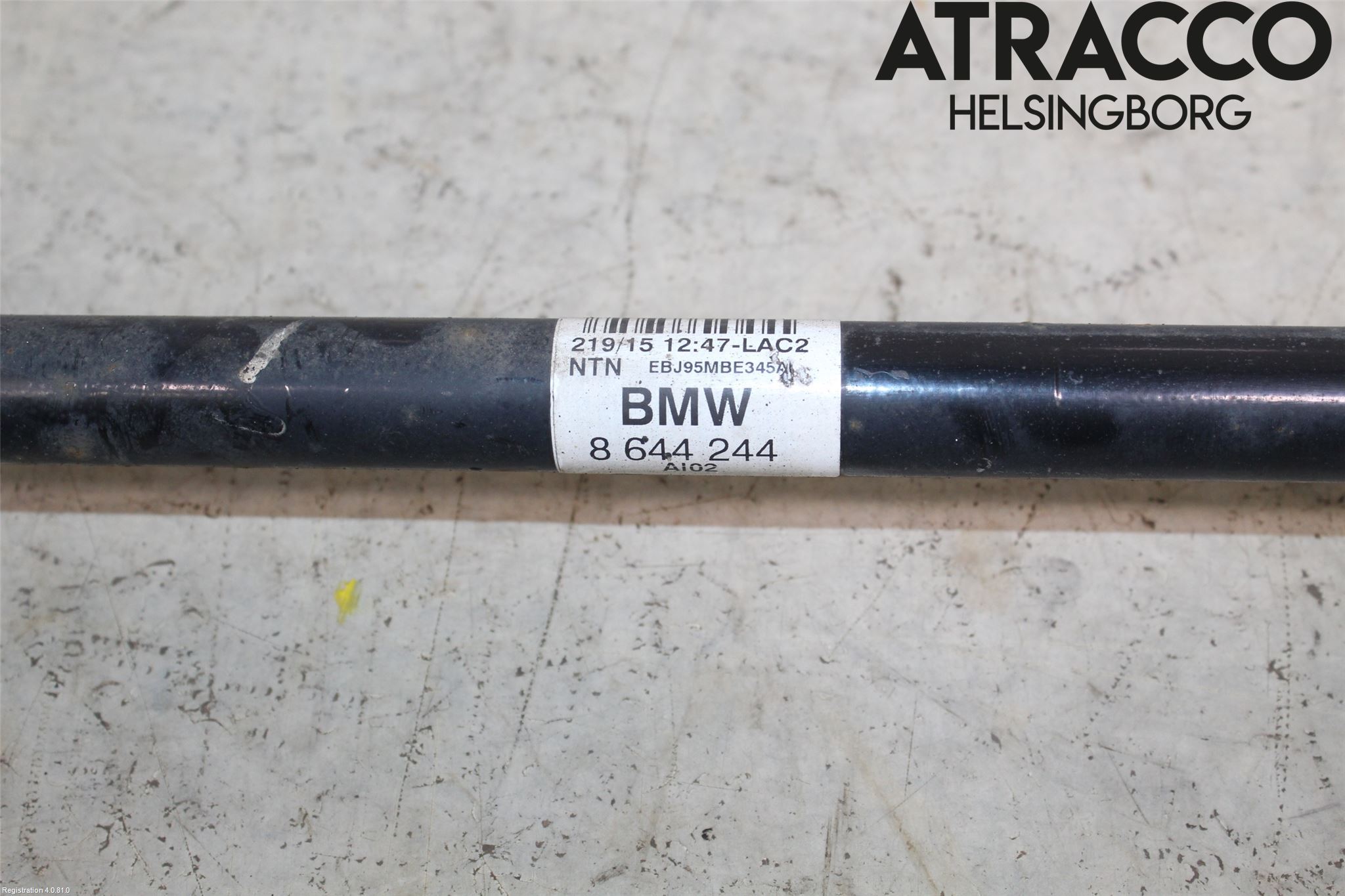 BMW 1 F20/F21 11-19 Drivaksel Bak Kompl Høyre