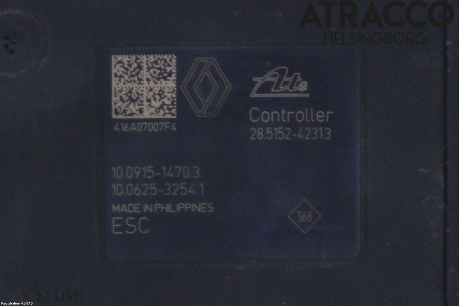 Renault TALISMAN 16-20 Abs Hydraulikkaggregat