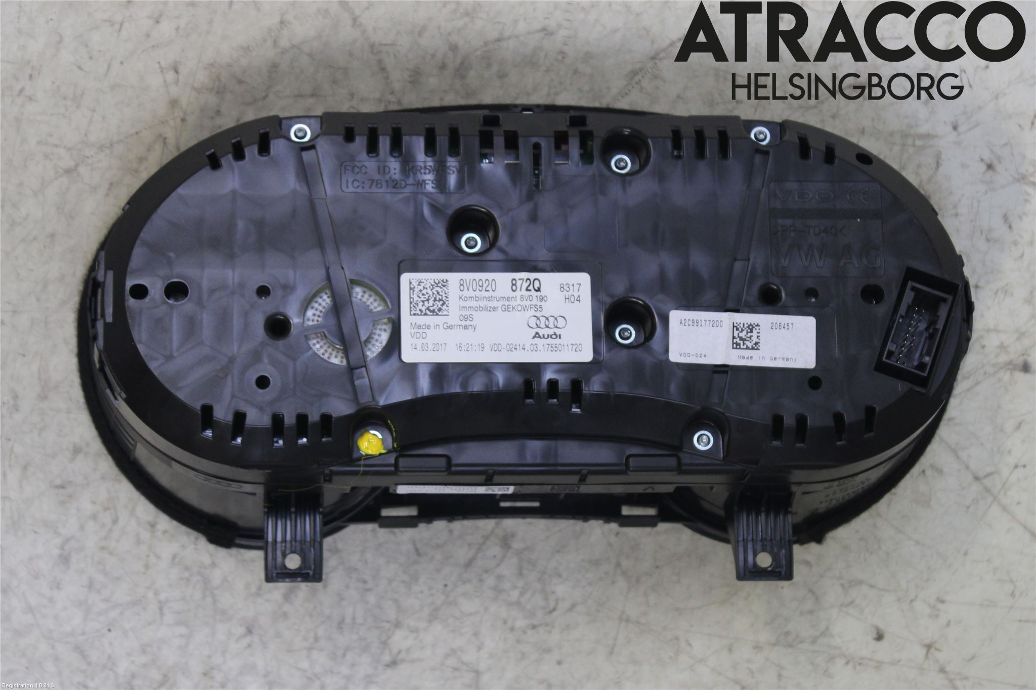 Audi A3/S3 8V 13-20 Instr Kombinert
