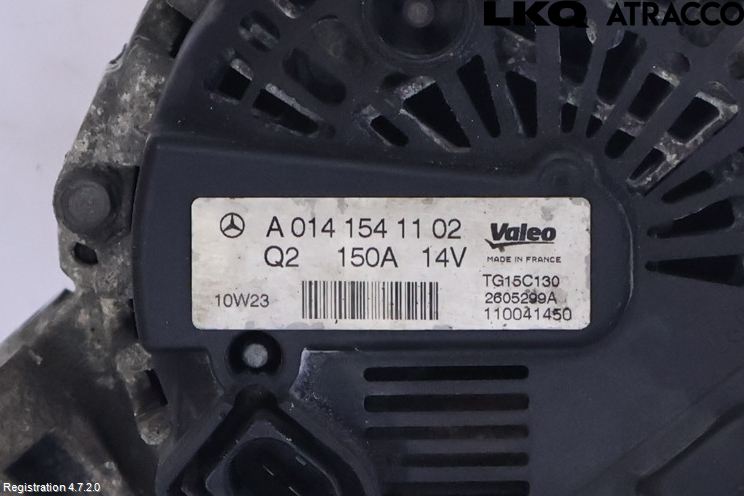 Mercedes-Benz MB C-KLASS (W204) 07-15 Dynamo