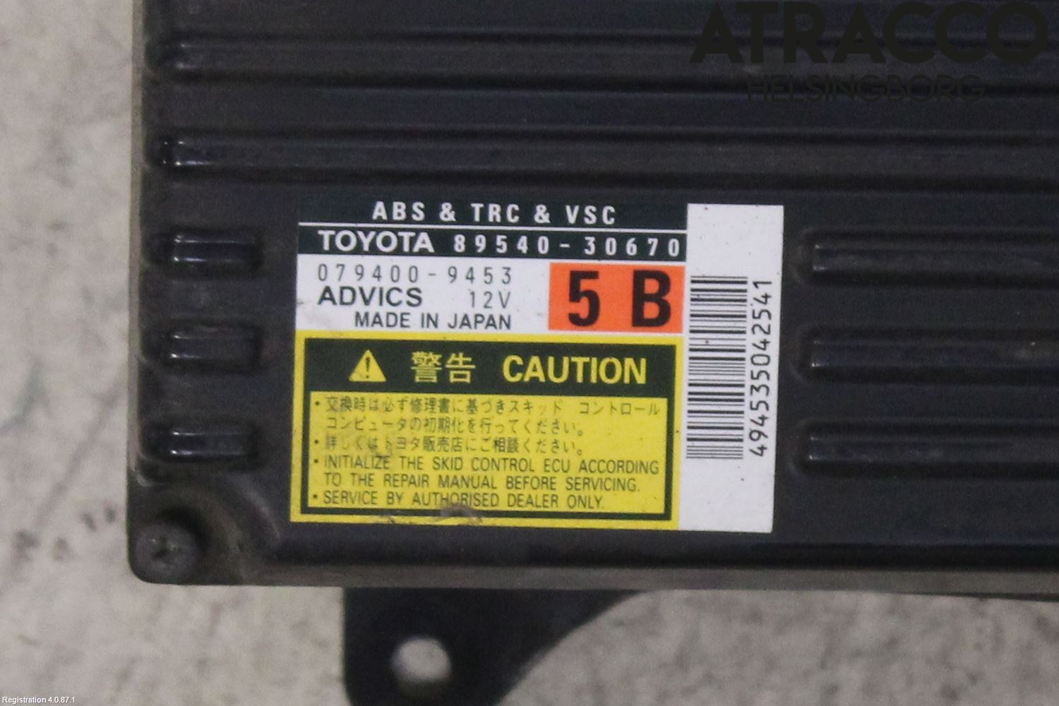 Lexus GS 300/430/450H 05-12 Styreenhet Abs