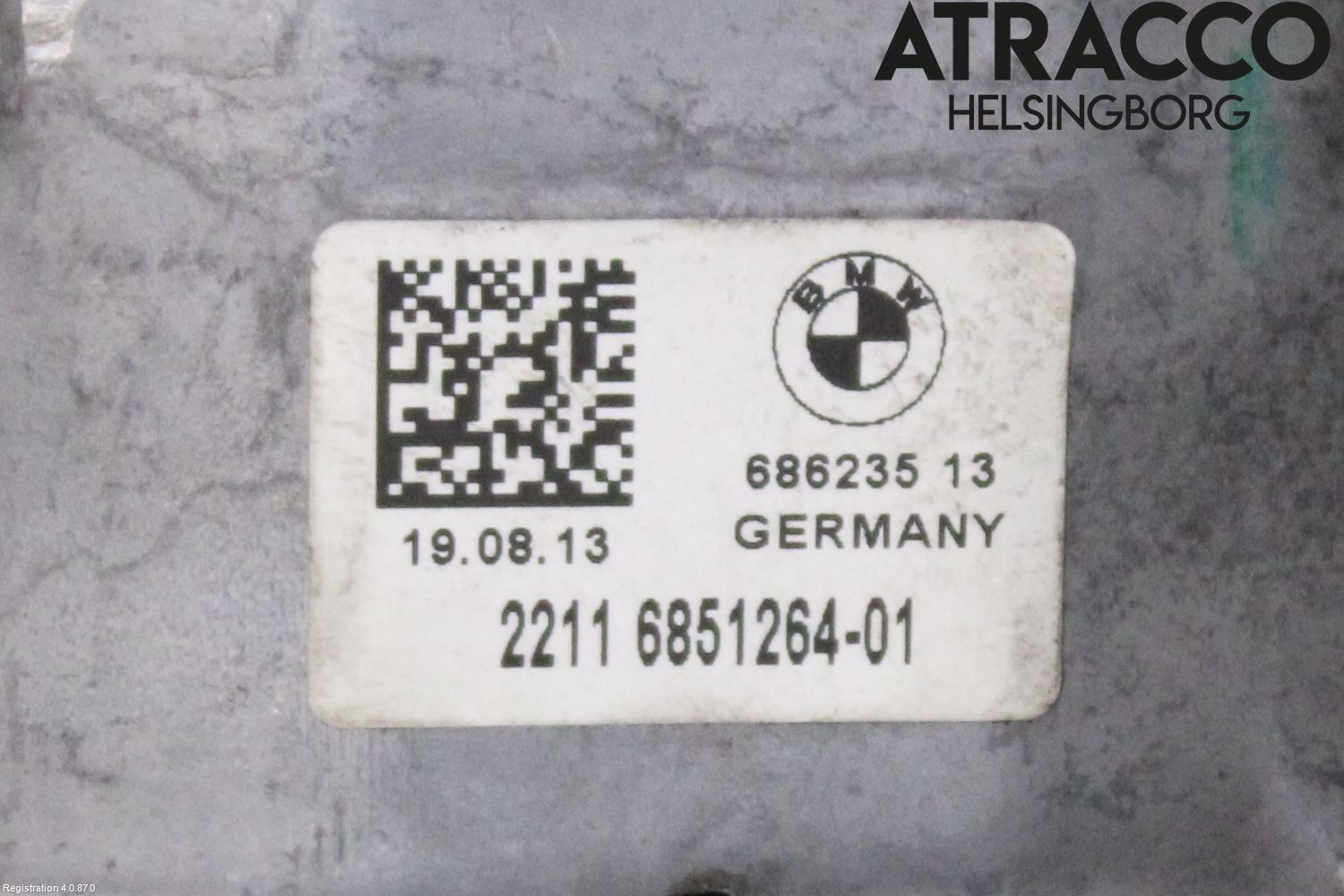 BMW 5 F10/F11/F18 09-17 Motor Feste Gummi