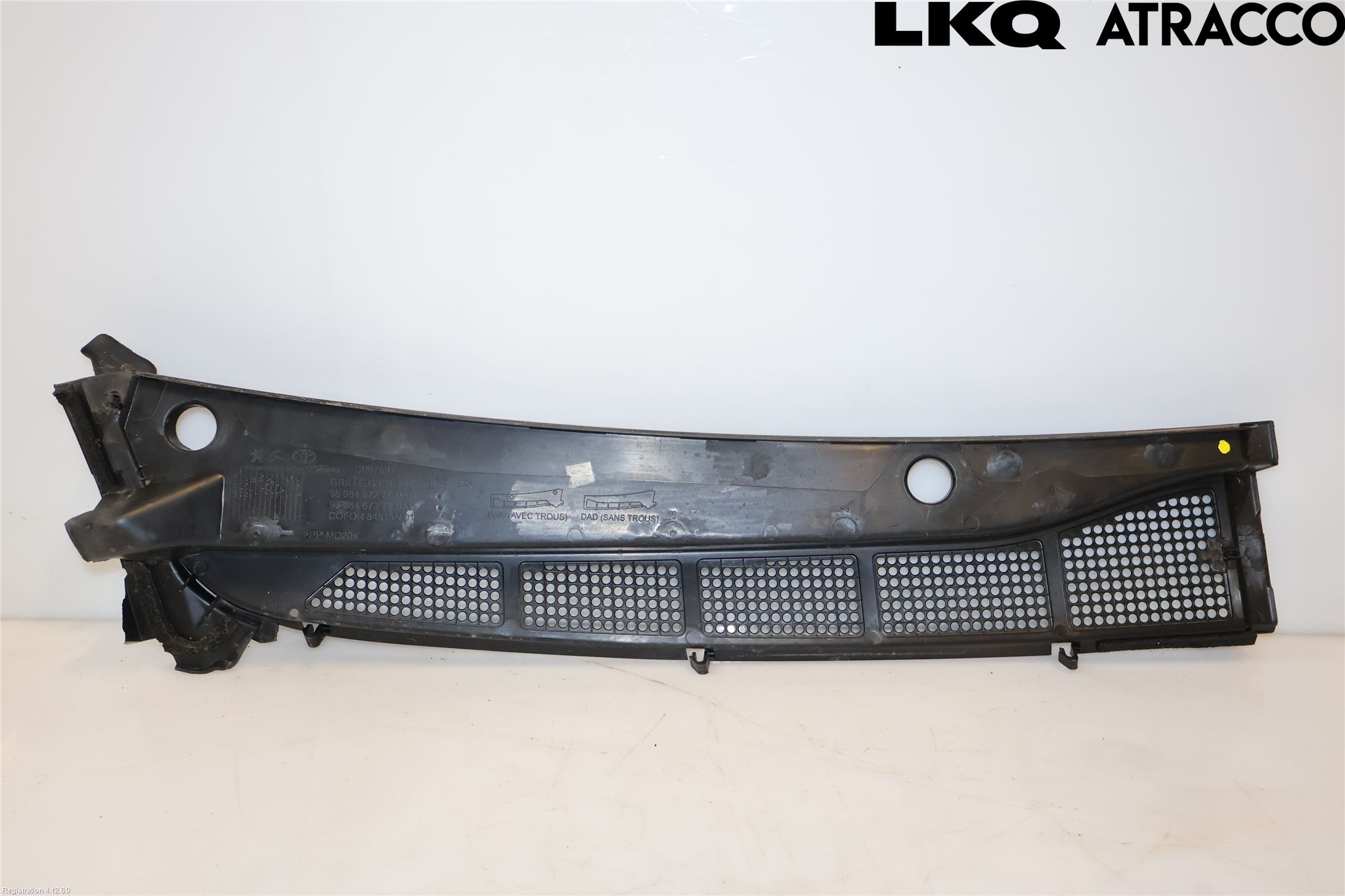 Toyota PROACE II 16- Visker Deksel-Grill-Under Frr
