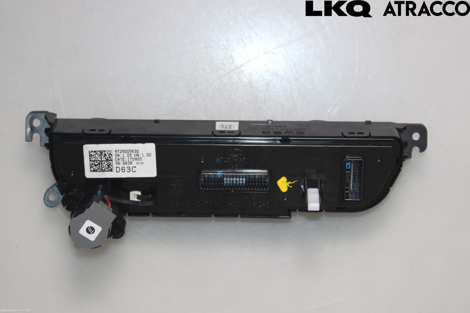 Kia NIRO (DE) 17-22 Varme Ac Betjening-Display