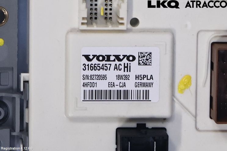 Volvo V60 19- Styreenhet Øvrig