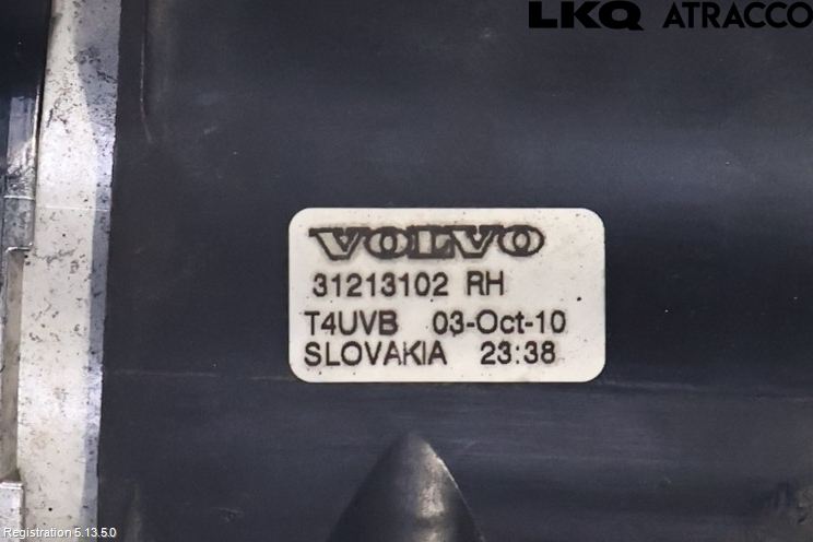 Volvo V70 08-13 Frontlykt-Kurve-Tåkelys