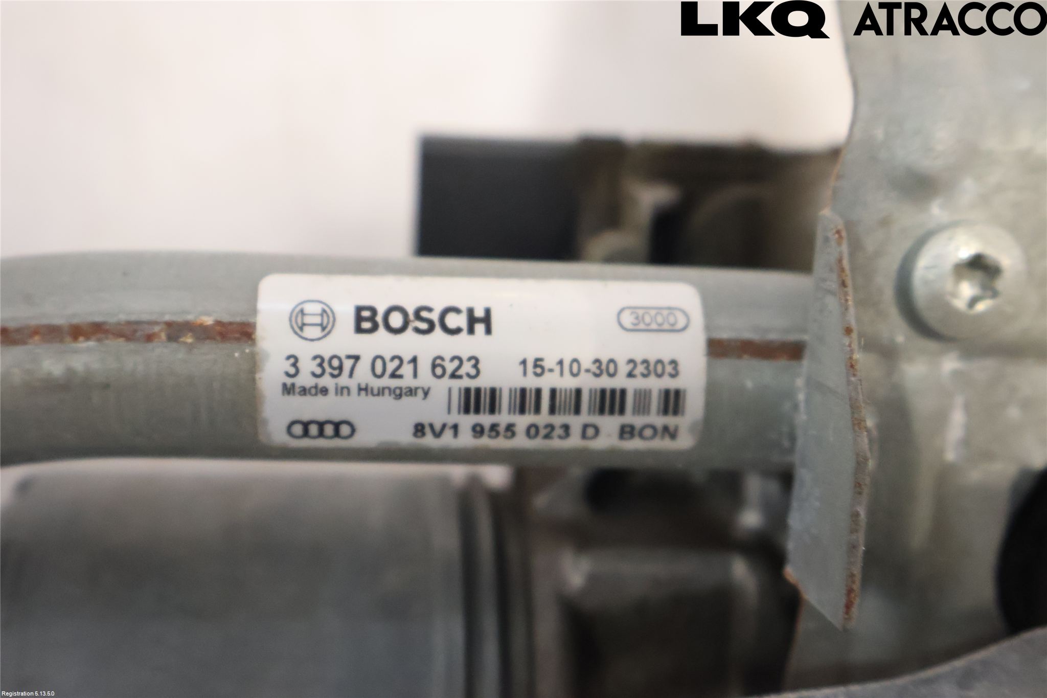 Audi A3/S3 8V 13-20 Viskeroverføring Frontrute