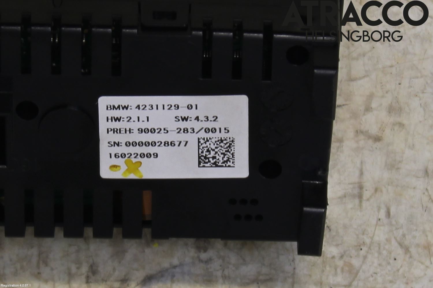 BMW 7 F01/02/03/04 09-15 Varme Ac Betjening-Display