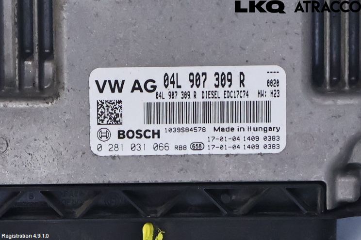 Volkswagen VW PASSAT 15-19 Styreenhet Dieselpumpe