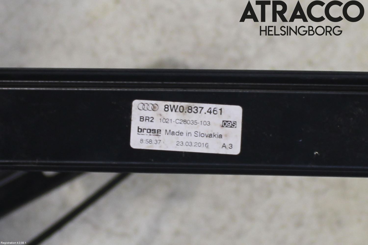Audi A4/S4 B9 16-19 Vindusheis