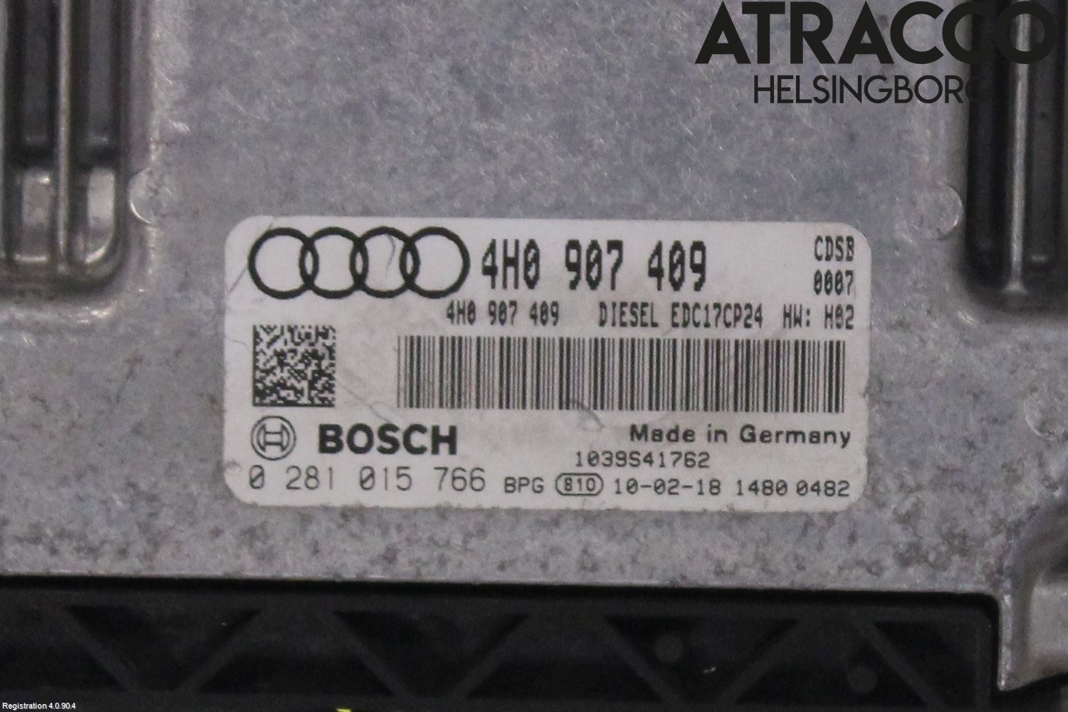 Audi A8/S8 4H 10-17 Styreenhet Dieselpumpe