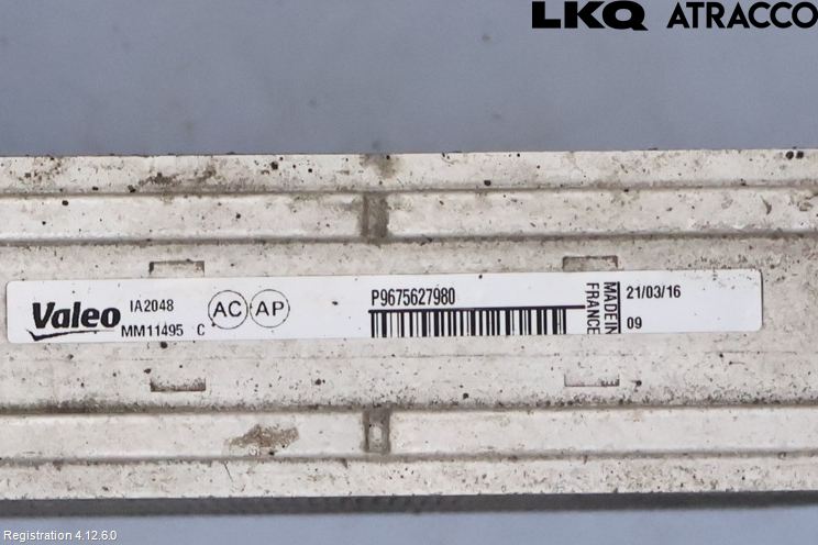 Peugeot 308 14-21 Intercooler Radiator