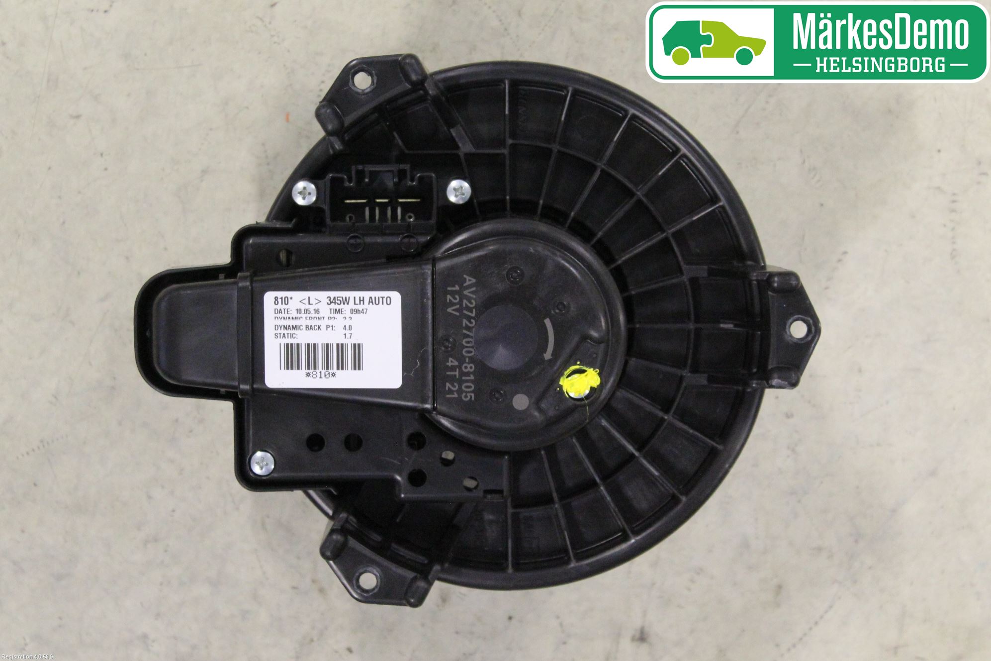 Toyota AURIS 13-19 Varmeapparat Viftemotor